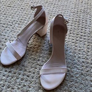 Stuart Weitzman Simple Sandal Block Heels